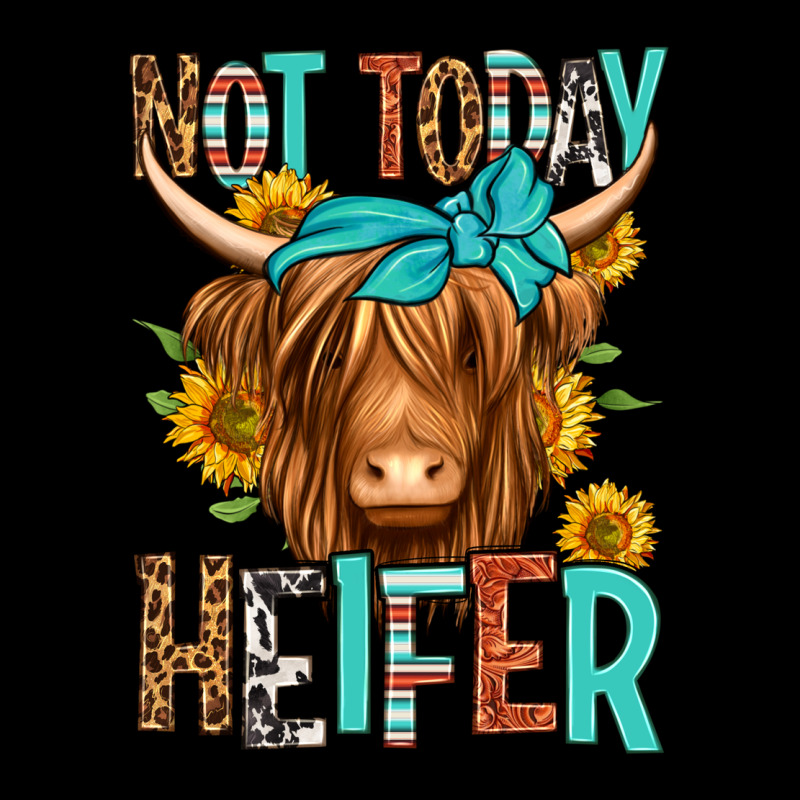 Not Today Heifer Long Haired Cow Heavy Core Tee by Jasminsmagicworld | Teevron
