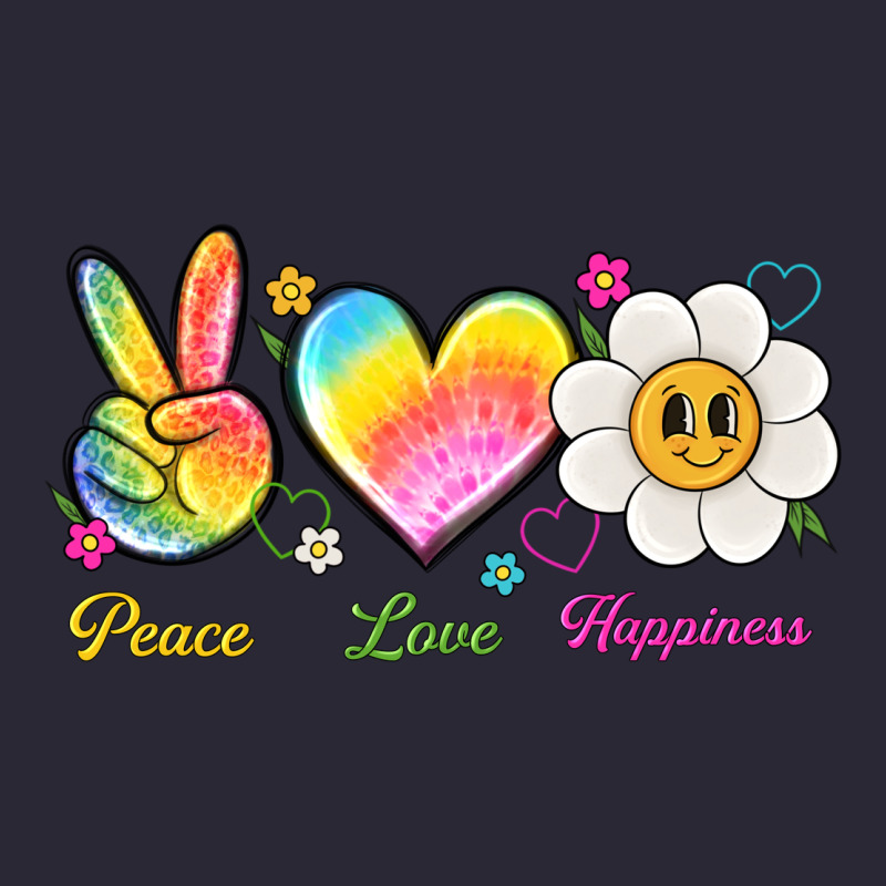 Peace Love Happiness Vintage Tee by NancyCooperArtShop | Teevron
