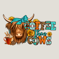 Coffee Then Cows Longhaired Cow Heavy Core Tee | Teevron