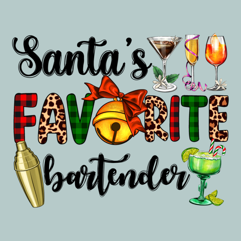 Santa's Favorite Bartender Heavy Core Tee by AdoDesignShop | Teevron