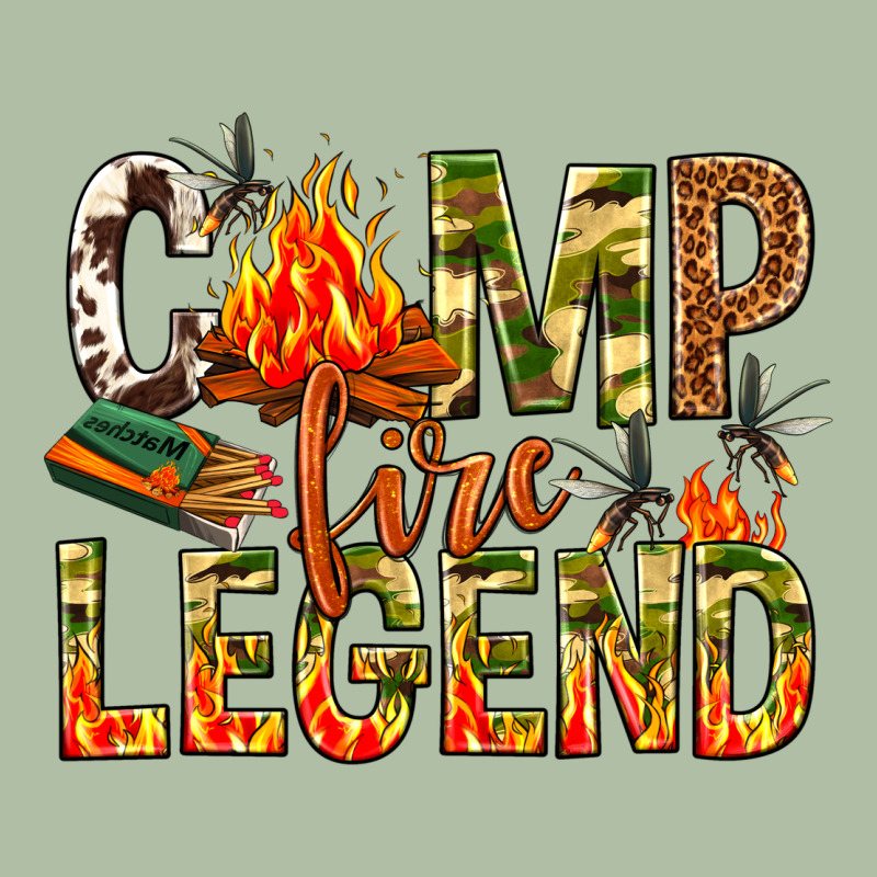 Camp Fire Legend Urban Heavy Tee by NancyCooperArtShop | Teevron