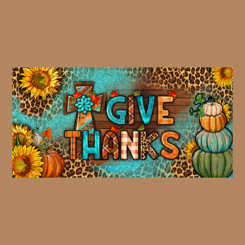 Give Thanks License Plate Long Sleeve Tee by BundleAndBundleShop | Teevron