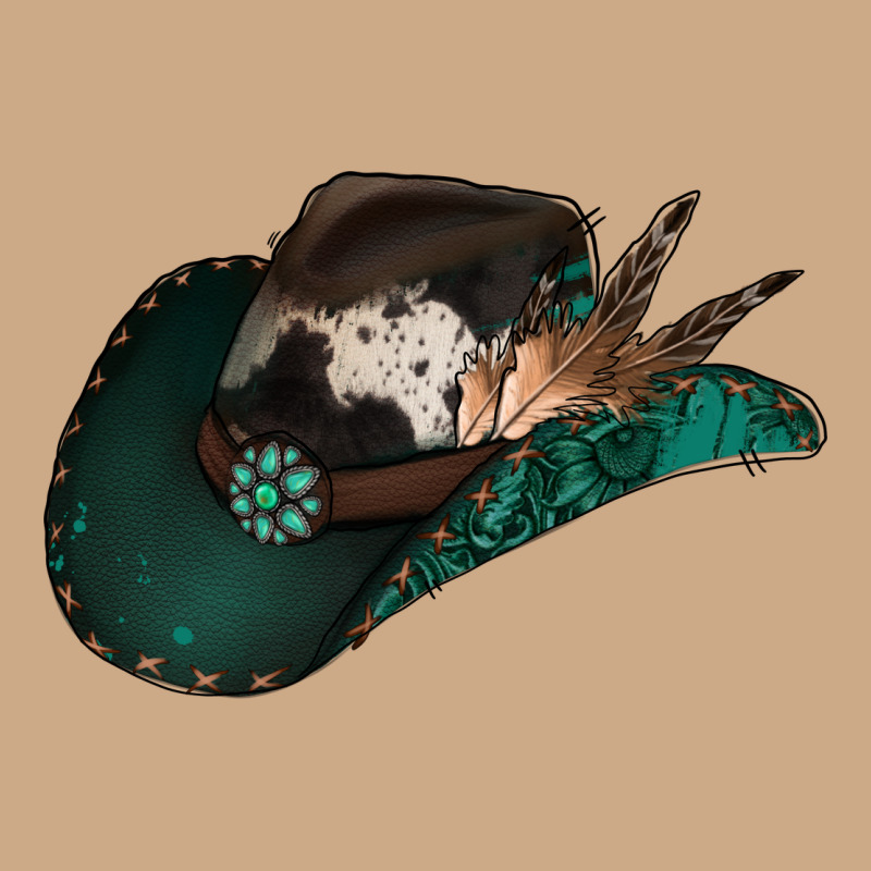 Cowhide Flowers Cowboy Hat Vintage Hoodie by Jasminsmagicworld | Teevron