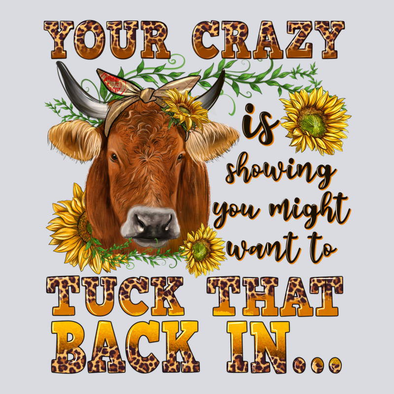 Your Crazy Is Showing Zipper Hoodie by NancyCooperArtShop | Teevron