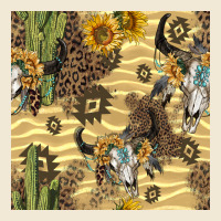 Aztec Bull Skull Premium Tee | Teevron