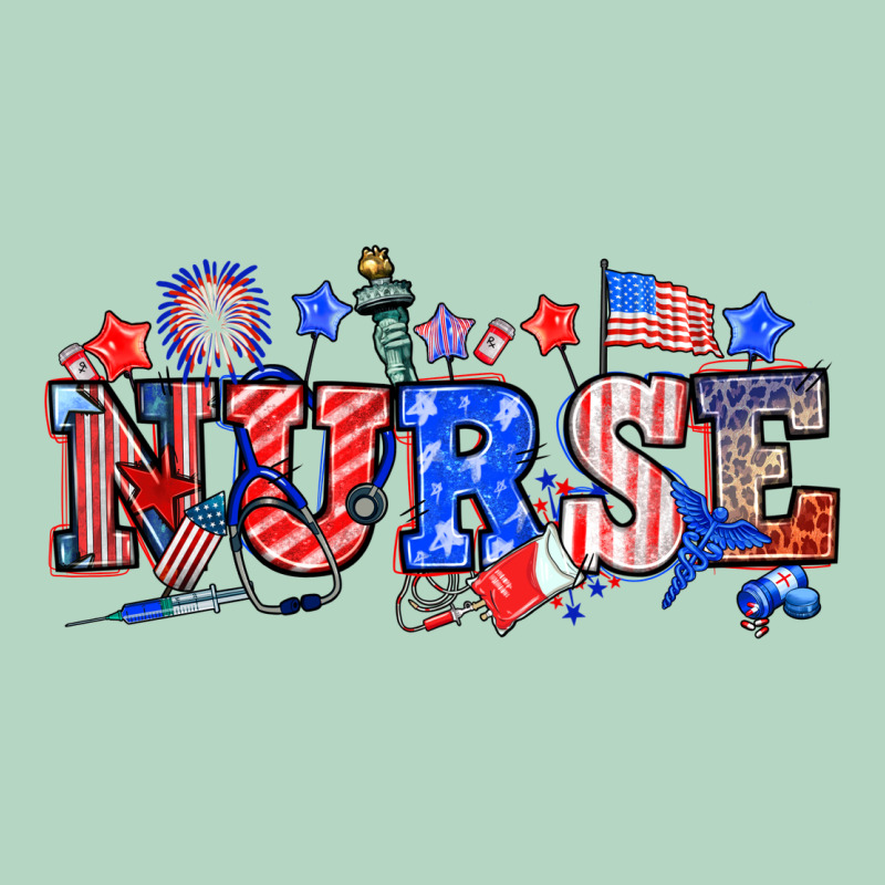 4th Of July Nurse Classic Tee by NancyCooperArtShop | Teevron