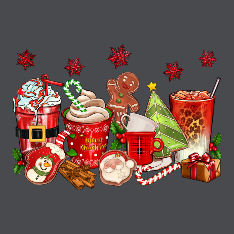 Christmas Coffee Cups Zipper Hoodie by texasbilliewilder | Teevron