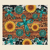Cross Gemstone And Sunflower Premium Tee | Teevron