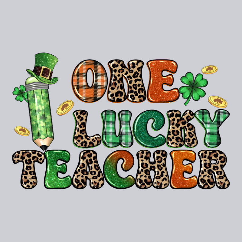 One Lucky Teacher Heavyweight Sweatshirt by LillyAllenDesigns | Teevron