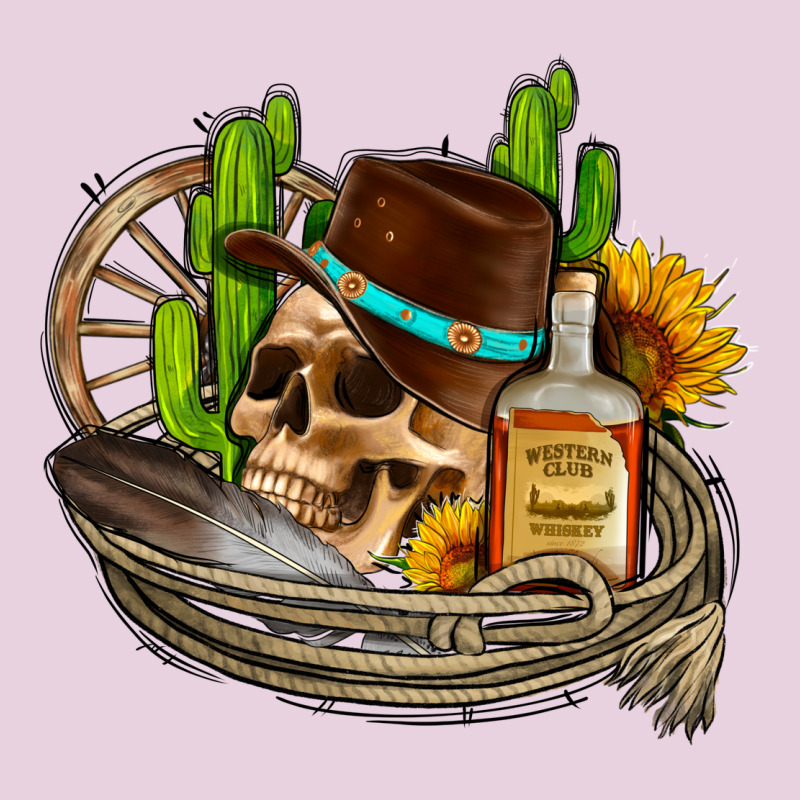 Cowboy Cactus  Sunflowers Whiskey Ladies Tee by AdoDesignShop | Teevron