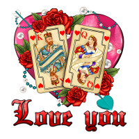love you playing cards roses and pearls | Teevron