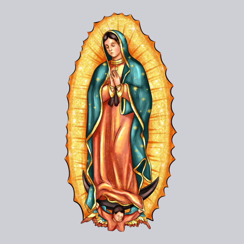 Our Lady Of Guadalupe Heavyweight Sweatshirt by LillyAllenDesigns | Teevron
