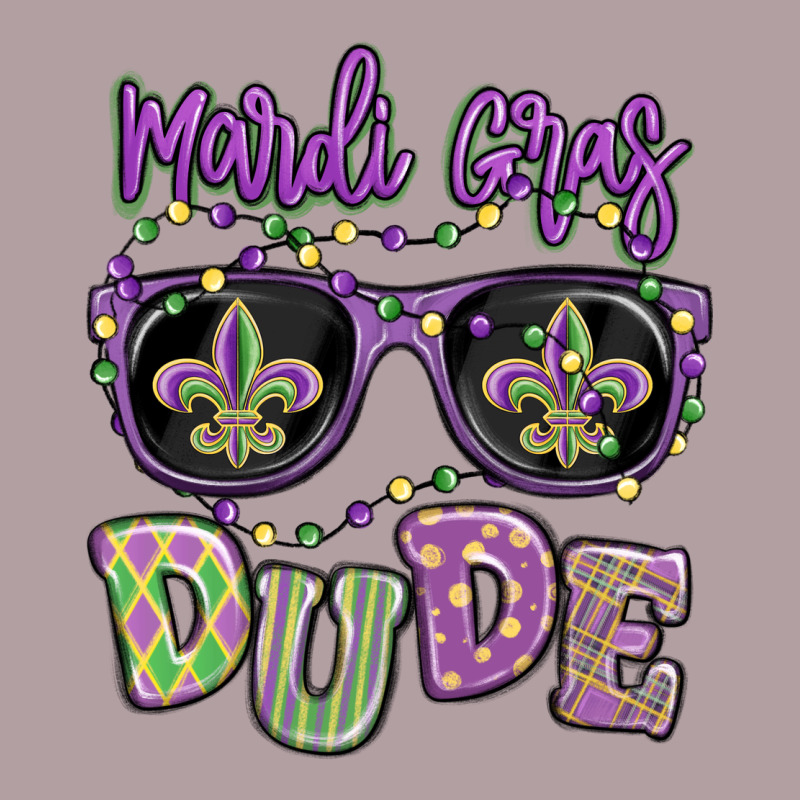 Mardi Gras Dude Vintage Hoodie by MaliasSmallBusiness | Teevron