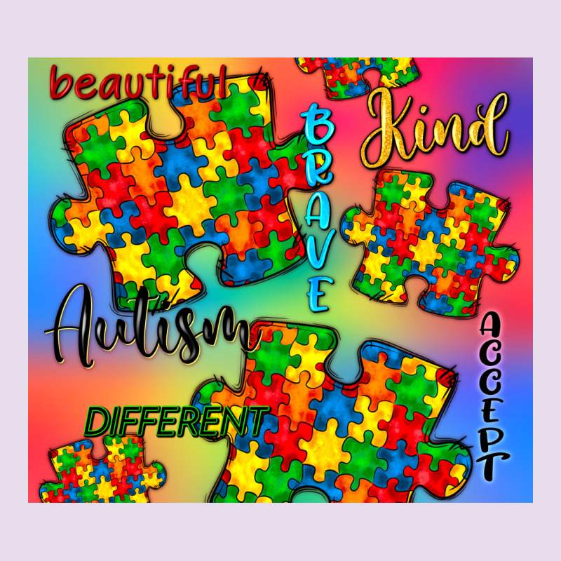 Autism Puzzle Piece Premium Hoodie by CowGirlArtShop | Teevron