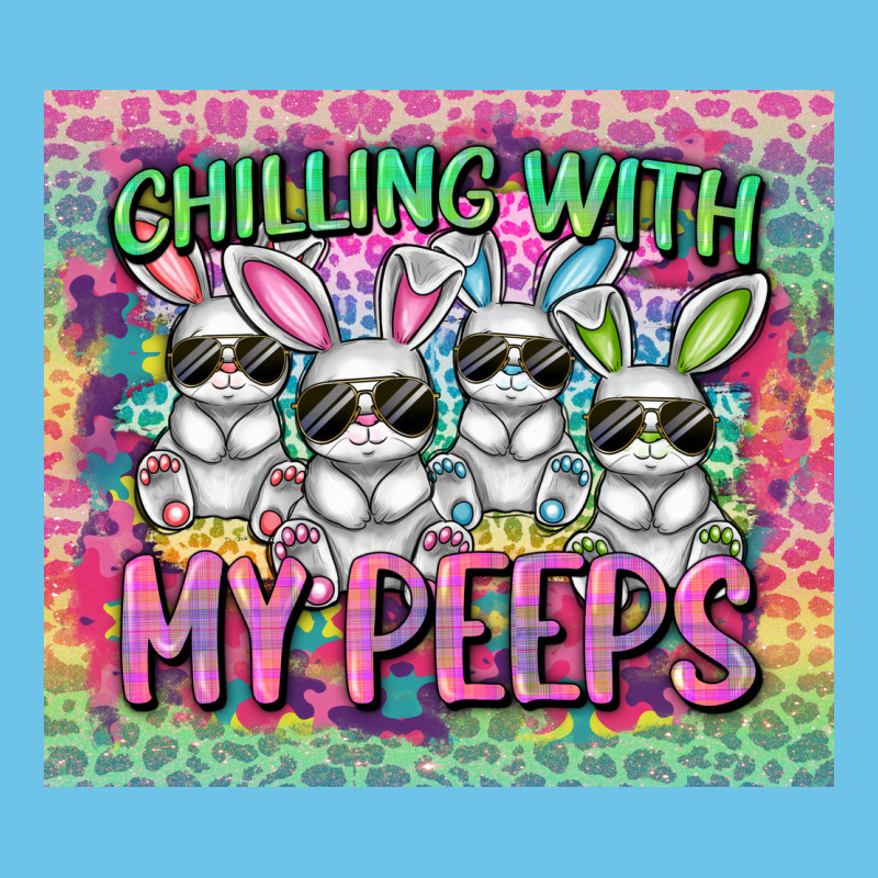 Easter Day Chilling With My Peeps Premium Sweatshirt by CowGirlArtShop | Teevron