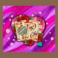 Valentines Day Playing Cards And Pearl Watercolor Premium Tee | Teevron