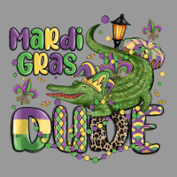 Mardi Gras Dude Alligator Vintage Hoodie | Teevron