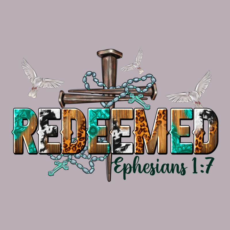 Redeemed Ephesians 1 7 Vintage Tee by NancyCooperArtShop | Teevron