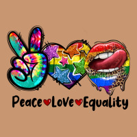 Peace Love Equality Lgbt+ Heavyweight Hoodie | Teevron