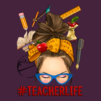 Messy Bun Teacher Life Long Sleeve Tee | Teevron