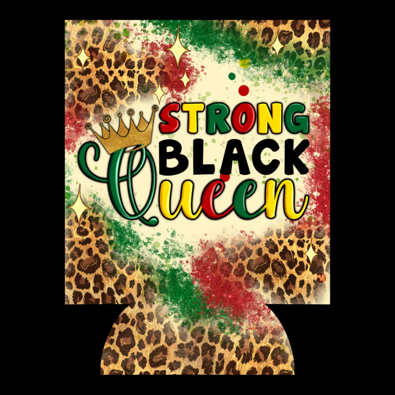Strong Black Queen 12 Oz Can Cooler (regular) Heavy Core Tee by Artiststas | Teevron