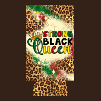 Strong Black Queen 12 Oz Can Cooler (slim) Heavy Core Tee | Teevron