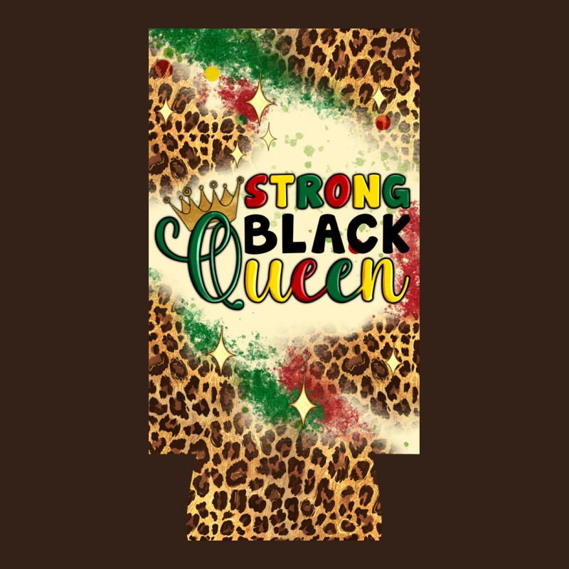Strong Black Queen 12 Oz Can Cooler (slim) Heavy Core Tee by Artiststas | Teevron