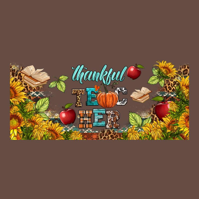 Thankful Teacher Fall Libbey Glass Long Sleeve Tee by BundleAndBundleShop | Teevron