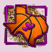 Leopard Basketball Texas Map Ladies Tee | Teevron