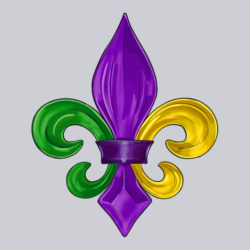 Mardi Gras Fleur De Lis Heavyweight Sweatshirt by LillyAllenDesigns | Teevron