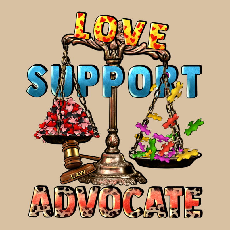 Love Support Advocate Heavyweight Hoodie by CowGirlArtShop | Teevron