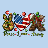 Peace Love Army Christmas Classic Tee | Teevron