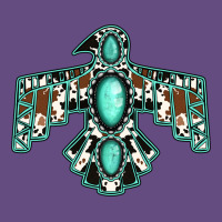 Cowhide Turquoise Thunderbird Vintage Hoodie | Teevron