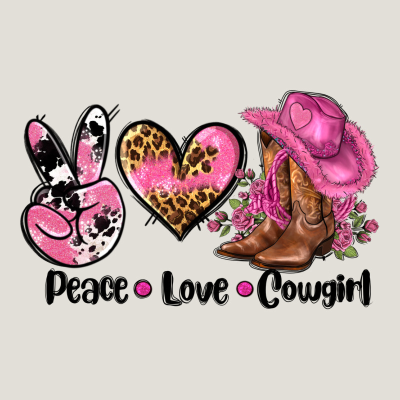 Peace Love  Cowgirl Heavy Core Tee by AdoDesignShop | Teevron