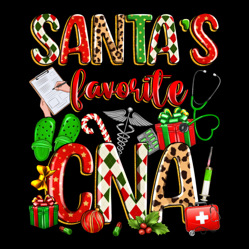 Santa's Favorite Cna Zipper Hoodie by texasbilliewilder | Teevron