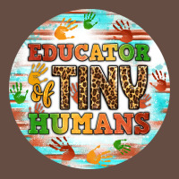 Educator Of Tiny Humans Round Earring Long Sleeve Tee | Teevron