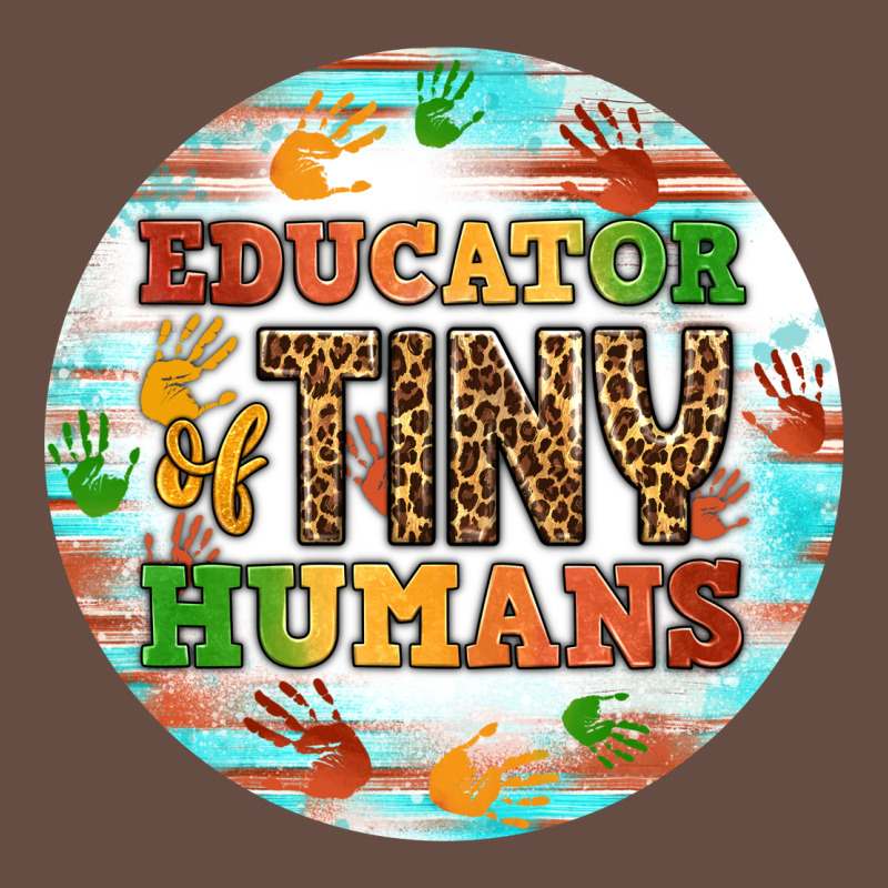 Educator Of Tiny Humans Round Earring Long Sleeve Tee by BundleAndBundleShop | Teevron