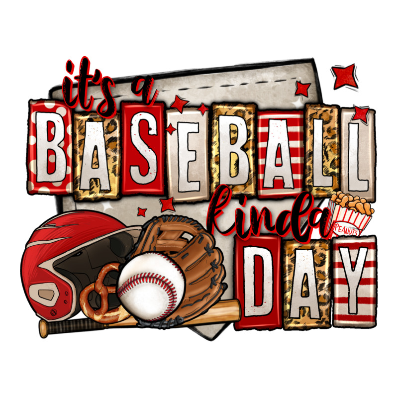 It's A Baseball Kinda Day Ladies Tee by Jasminsmagicworld | Teevron