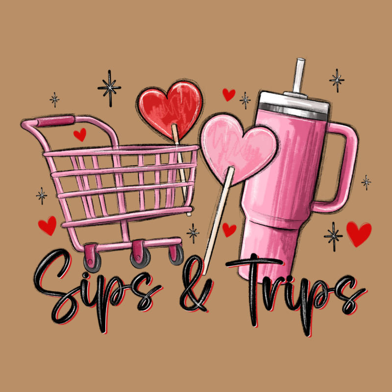 Sips & Trips Target Inspired Stanley Vintage Hoodie by MaliasSmallBusiness | Teevron