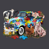 Autism Truck With Farm Animals Heavyweight Hoodie | Teevron
