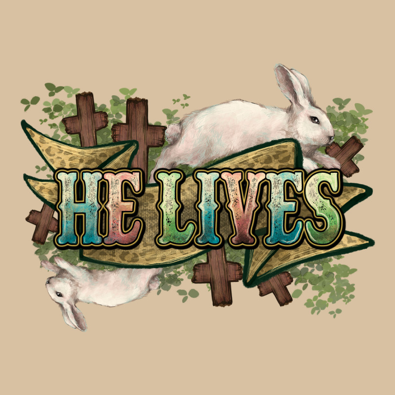 He Lives Easter Day Heavyweight Hoodie by HowdyJamesFarm | Teevron