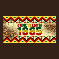 Juneteenth 1865 Leopard Licence Plate Template Heavy Core Tee | Teevron