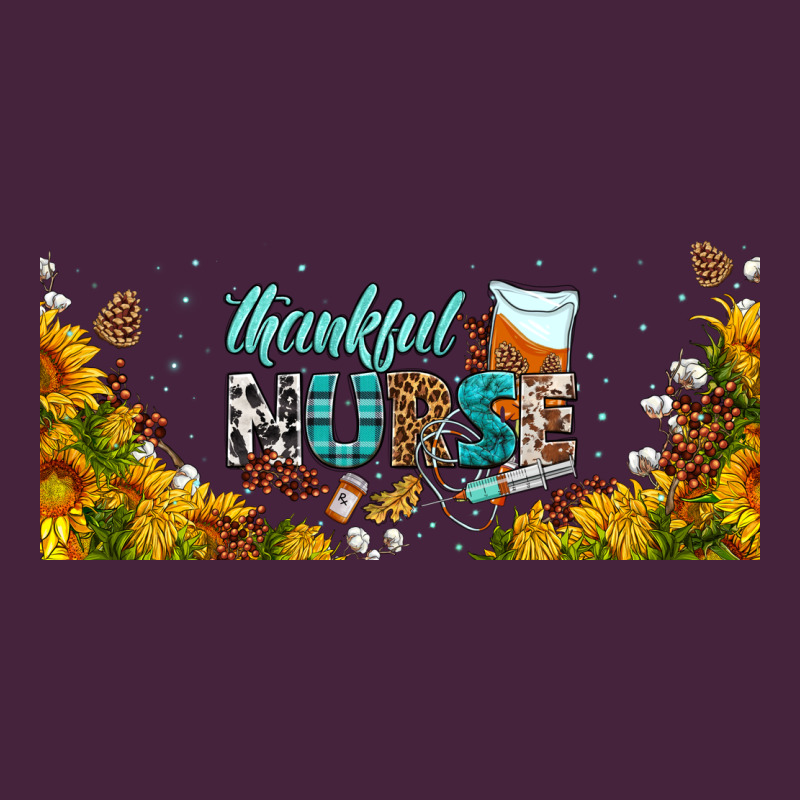 Thankful Nurse Fall Libbey Glass Long Sleeve Tee by BundleAndBundleShop | Teevron