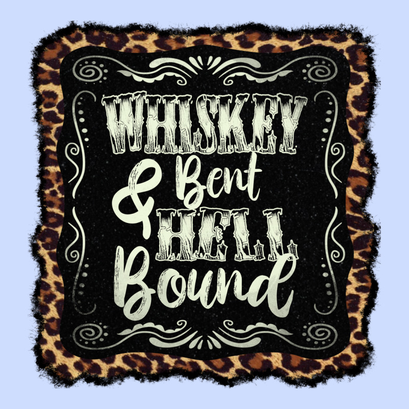 Whiskey Bent Hell Bound Black Urban Heavy Tee by AdoDesignShop | Teevron