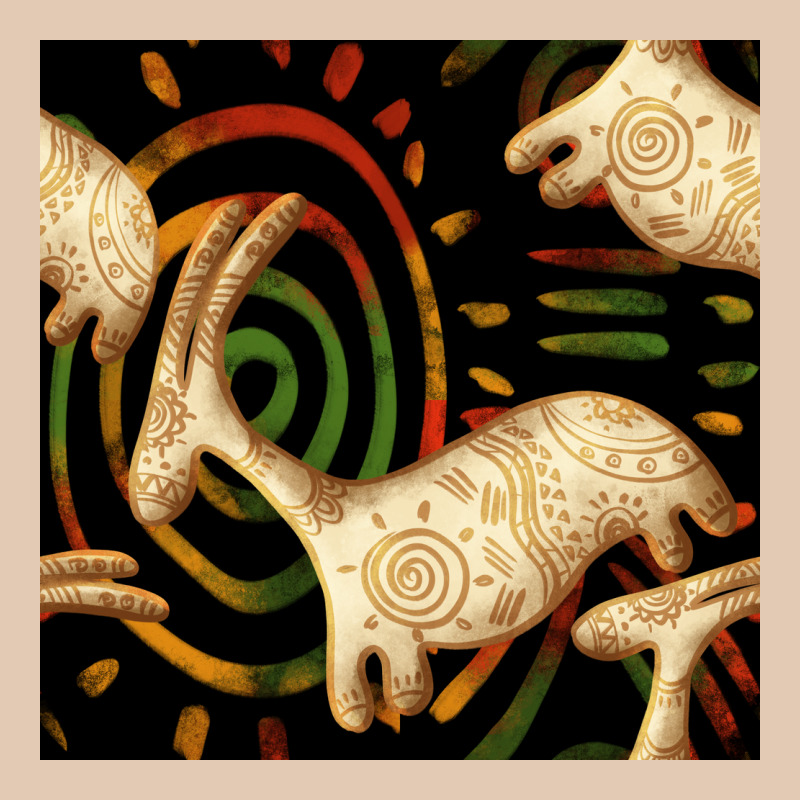 African Ethnic Animal Seamless Pattern Urban Hoodie by BundleAndBundleShop | Teevron