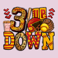 Three Up Three Down Softball Ladies Tee | Teevron
