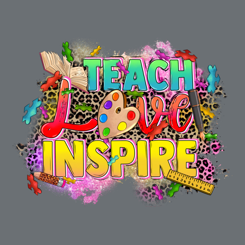 Teach Love Inspire Premium Hoodie by CowGirlArtShop | Teevron