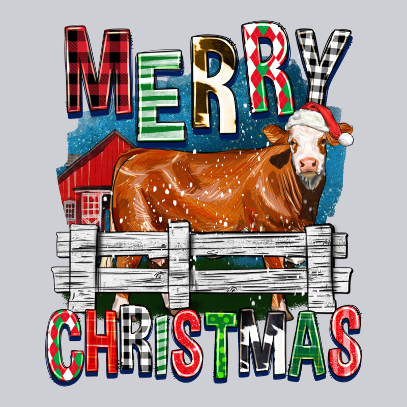 Merry Christmas Simmental Cow Urban Hoodie by FaDigitalArtStudio | Teevron