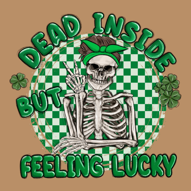 Dead Inside But Feeling Lucky Vintage Hoodie by MaliasSmallBusiness | Teevron