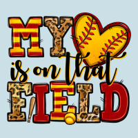 My Heart Is On That Field Softball Ladies Tee | Teevron